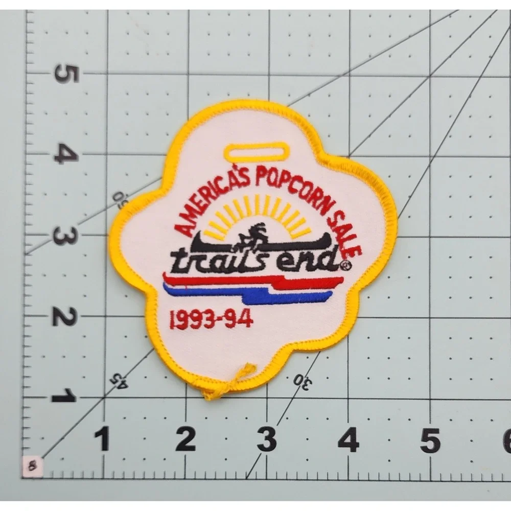 1993-94 Trails End‎ America's Popcorn Sale Patch YELLOW BORDER BSA BOY SCOUTS